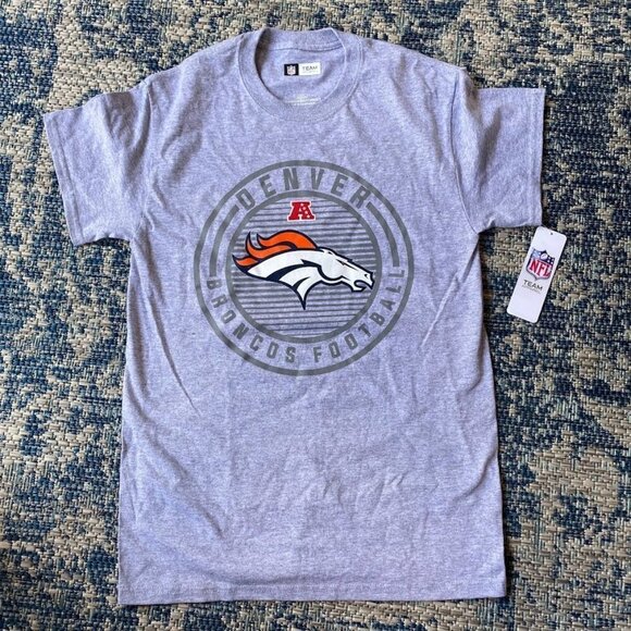 NFL Denver Broncos Adult Pro Football T-Shirt, Lightweight Tagless Semi-Fitted - Picture 1 of 5